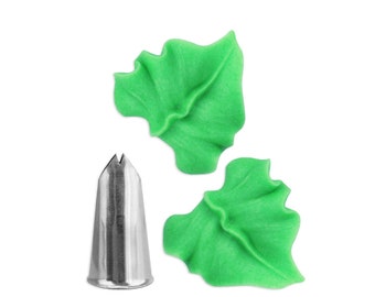 Leaf Decorating Tip 70- medium to large leaf cake decorating tip, leaf frosting tip