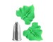 Leaf Decorating Tip 70- medium to large leaf cake decorating tip, leaf frosting tip 