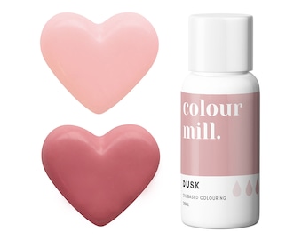 Dusk Colour Mill Oil Based Food Coloring - coral pink food coloring with superior coloring strength, achieve a wide range of colors.