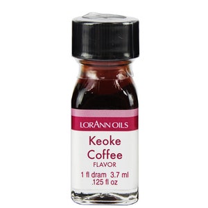 Aceite saborizante de café Keoke - Aceite saborizante de café keoke súper fuerte especialmente formulado para su uso en dulces, chocolate, fondant y más