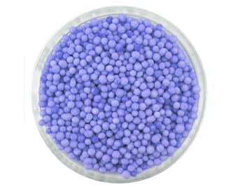 Periwinkle Nonpareils - tiny pretty periwinkle sprinkles for decorating cupcakes, cakes, cakepops, cookies, and ice cream