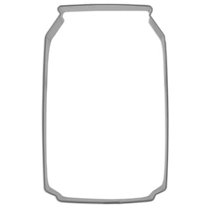 Soda Beer Can Cookie Cutter