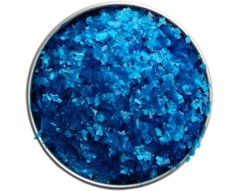 Blue Edible Glitter - sparkly royal blue glittery sprinkles for cakes, cupcakes, and cookies