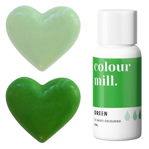 Grüne Lebensmittelfarbe auf Ölbasis - Grüne Lebensmittelfarbe mit überlegener Farbstärke, erzielt eine breite Palette von Farben.