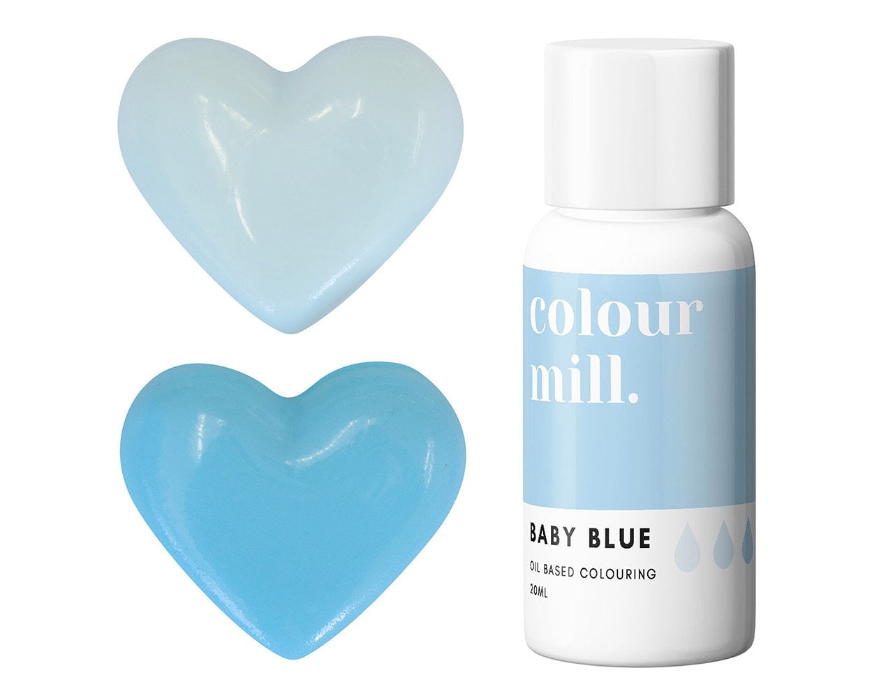 Baby Blue Colour Mill Oil Based Food Coloring Coloriage des