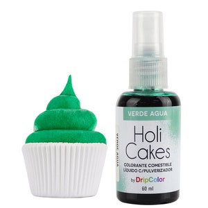 Water Green Pump Spray Food Coloring - Achieve an airbrushed look on your treats with our easy to use water green pump spray food coloring!