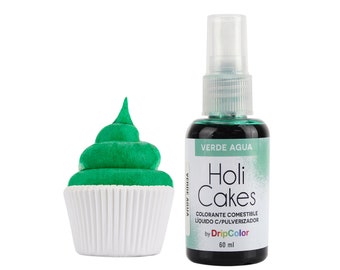Water Green Pump Spray Food Coloring - Bereik een airbrushed look op uw lekkernijen met onze eenvoudig te gebruiken watergroene pomp spray food coloring!
