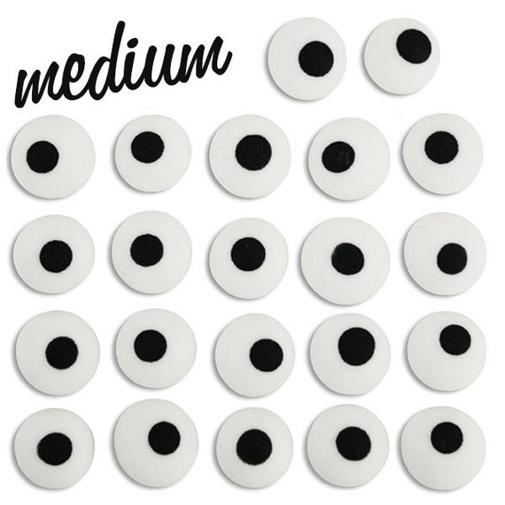 Medium White Royal Icing Eyes Edible Royal Icing Eyes for Etsy