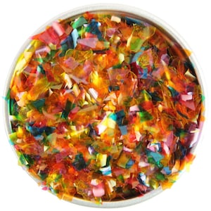 Rainbow Edible Glitter - sparkly rainbow edible glittery sprinkles for cakes, cupcakes, and cookies