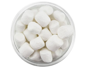 Tiny White Marshmallows - little white marshmallow sprinkles, marshmallow sprinkles, miniature marshmallows, mini marshmallows