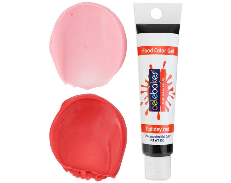 Holiday Red Gel Food Coloring Celebakes Ck Food Color Gel Etsy
