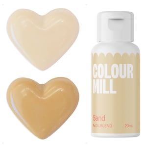 Sand Color Mill Ölbasierte Lebensmittelfarbe - tan Lebensmittelfarbe mit überlegener Farbstärke, erzielt eine breite Palette von Farben.