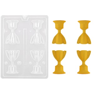 Trofee-chocoladevorm: een leuke trofeevorm voor gebruik met candy melts en chocolade.