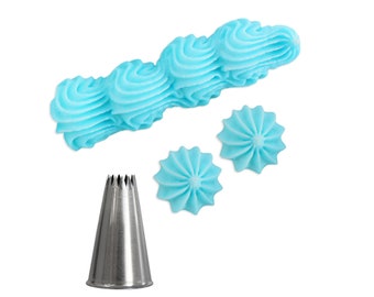 Ster #32 Cupcake Decorating Tip -stertip voor het spuiten van schelpen, swirls en sterren op cupcakes en taarten