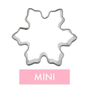 Miniaturowa śnieżynka foremka do ciastek
