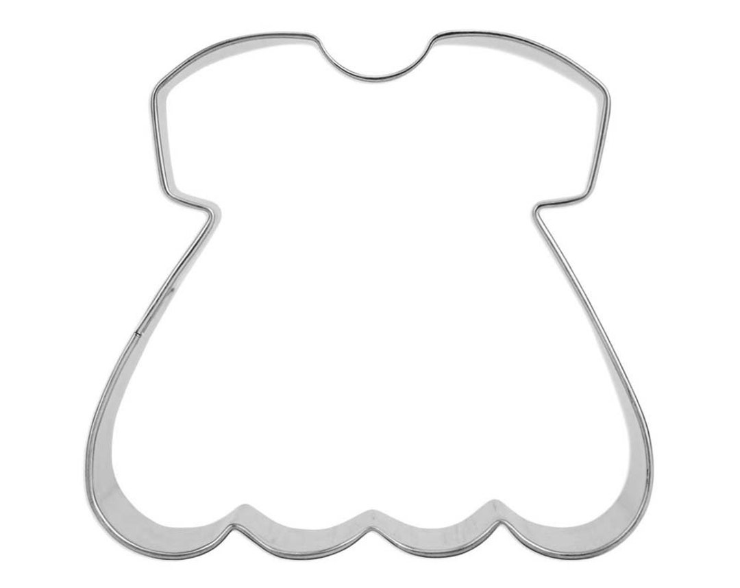 Baby Dress Cookie Cutter Baby Doll Dress Baby Girl Cookie Etsy
