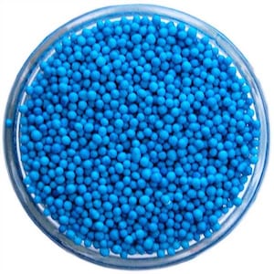 Blue Non-Pareils - vibrant tiny blue sprinkles for decorating cupcakes, cakes, cakepops, cookies, and ice cream