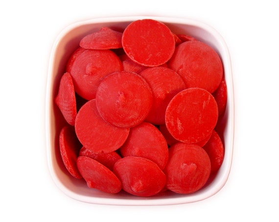 Red Candy Melts 1 LB Bright Red Melting Chocolate Wafers for