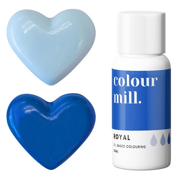 Royal Colour Mill Oil Based Food Coloring - Royal blue food coloring with superior coloring strength, achieve a wide range of colors.