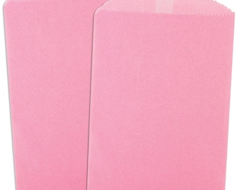 Pink Glassine Lined Bakery Bags 1/4 LB