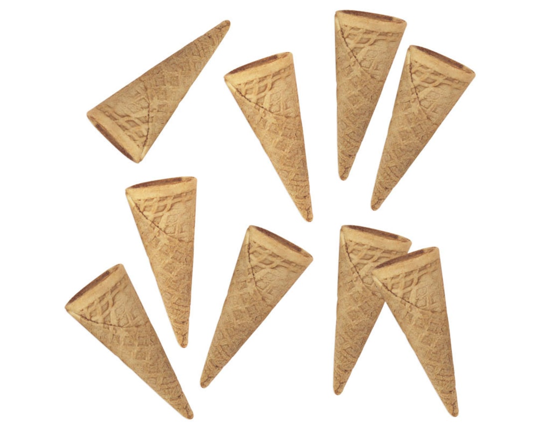 Mini Ice Cream Cones Small Tiny Sugar Cones for Cake Pops and Tiny