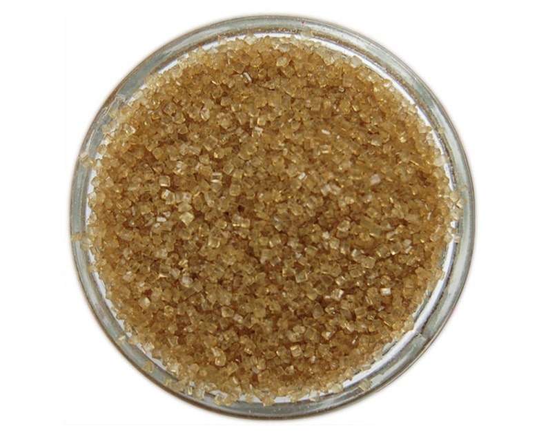 Gold Sanding Sugar metallic gold sprinkles for decorating cupcakes, cakes, cakepops, and cookies image 1