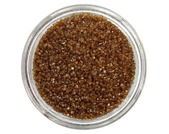 Brown Sanding Sugar - chocolate brown sprinkles for decorating cupcakes, cakes, cakepops, and cookies