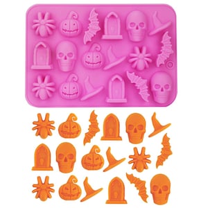 Spooky Halloween Assortment Silicone Mold