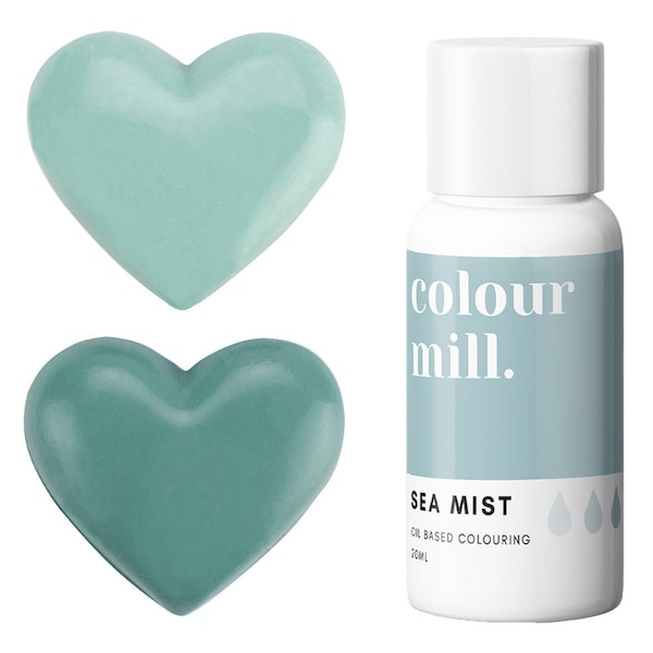 Sea Mist Colour Mill Oil Based Food Coloring - Sea mist food coloring with superior coloring strength, achieve a wide range of colors.
