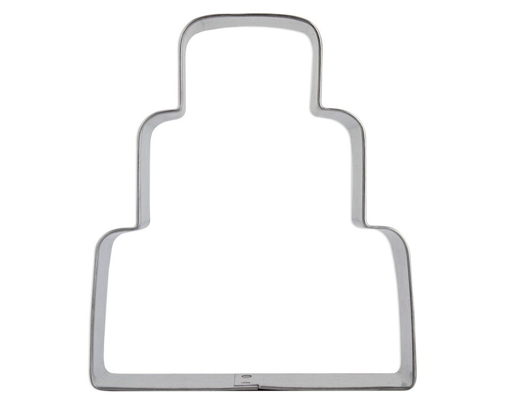 Wedding Cake Cookie Cutter wedding cake cookie cutter layered cake cookie cutter for cookies and fondant