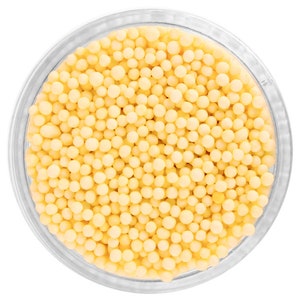 Butter Yellow Nonpareils - Classic tiny butter yellow nonpareils add a touch of cute to all your sweet treats!