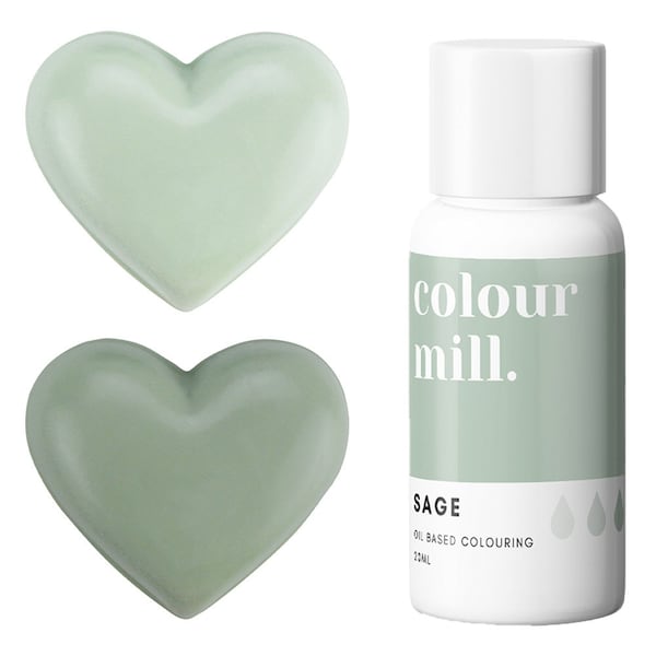 Sage Green Colour Mill Oil Based Food Coloring - green food coloring with superior coloring strength, achieve a wide range of colors.