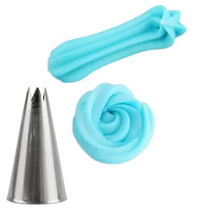 Star #822 Cupcake Decorating Tip -star tip for piping shells, swirls and stars on cupcakes and cakes