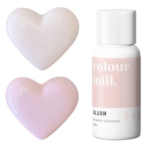 Blush Color Mill Lebensmittelfarbe auf Ölbasis - Blush Lebensmittelfarbe mit überlegener Farbstärke, erzielt eine breite Palette von Farben.