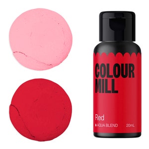 Red Colour Mill Water Based Food Coloring - bright red  food coloring with superior coloring strength, achieve a wide range of colors.