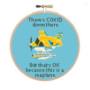 COVID Dodo Airlines Animal Crossing New Horizons Cross Stitch Pattern Digital PDF Instant Download image 1