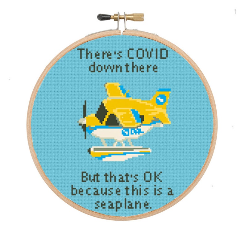 COVID Dodo Airlines Animal Crossing New Horizons Cross Stitch Pattern Digital PDF Instant Download image 1