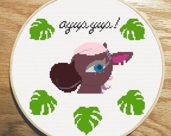 Reneigh Animal Crossing New Horizons Cross Stitch Pattern - Digital PDF Instant Download