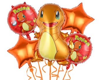 Boy Birthday Party 5 piece Kit | Kids Birthday Balloons | Foil Balloons for Theme Decoration