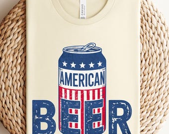 American Beer Shirt, 4th of July Beer Shirt, 4th Of July Drinking Shirt, USA Flag Tee, Independence Day Shirt,4th Of July Drinking Party Tee