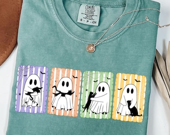 Comfort Colors® Сute shirt spookkat, shirt kat Halloween, shirt zwarte kat, shirt kattenliefhebber, shirt kattenliefhebber, shirt spookkat, shirt grappig spookkat, shirt grappig spookkat