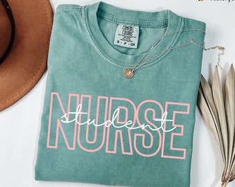 Comfort Colors® Student Nurse Shirt, Nursing School Shirt, Future Nurse Shirt, Nursing Student Gift, Rn Shirt, Nursing School Tee,Nurse Gift