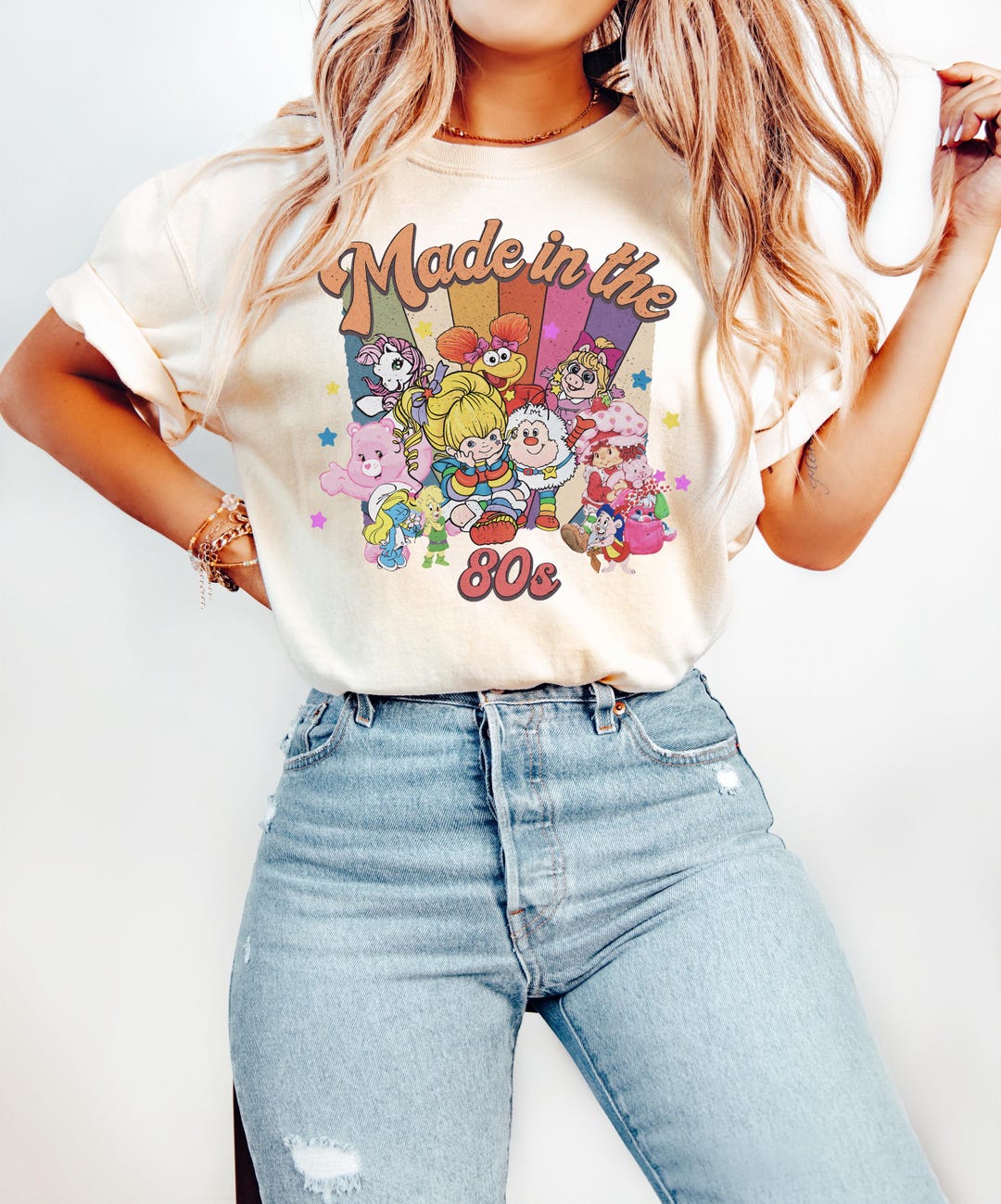 Comfort Colors® Made In The 80s Shirt, Retro Cartoon Character Tee, 80s Nostalgia Shirt, R