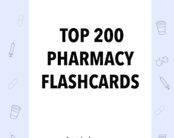 Top 200 Medication Flashcards | Pharmacy | Medicine | Nursing | Students