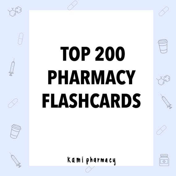 Top 200 Medication Flashcards | Pharmacy | Medicine | Nursing | Students