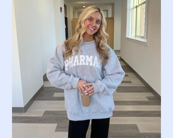 Oversized Pharmacy Mockneck Sweatshirt