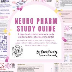 Guía de estudio para estudiantes de neurofarmacia