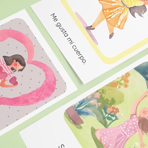 Tarjetas de Afirmaciones Positivas en espagnol