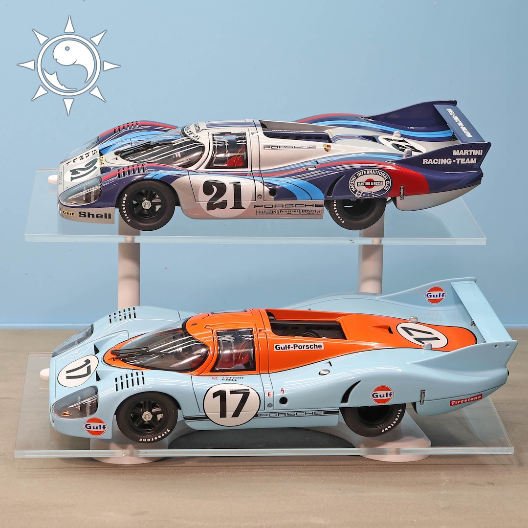 1:18 Scale Model Car Display Stand 2 Tier Collector Shelf Rack for ...