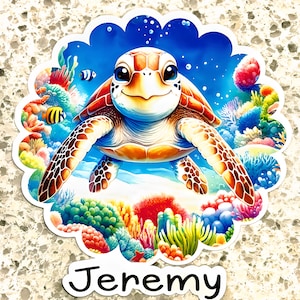 Cruise Door Turtle Magnet, Cute Cruise Door Magnet, Personalized Turtle Cruise Door Magnet Set, Animal Towel Magnet Set,